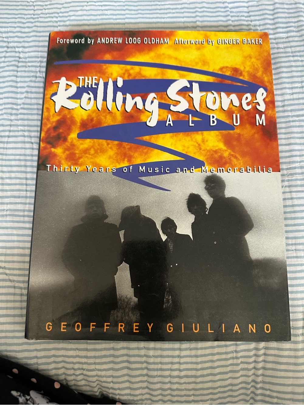 The Rolling Stones Album by Geoffrey Giuliano - Orange/Black Cover